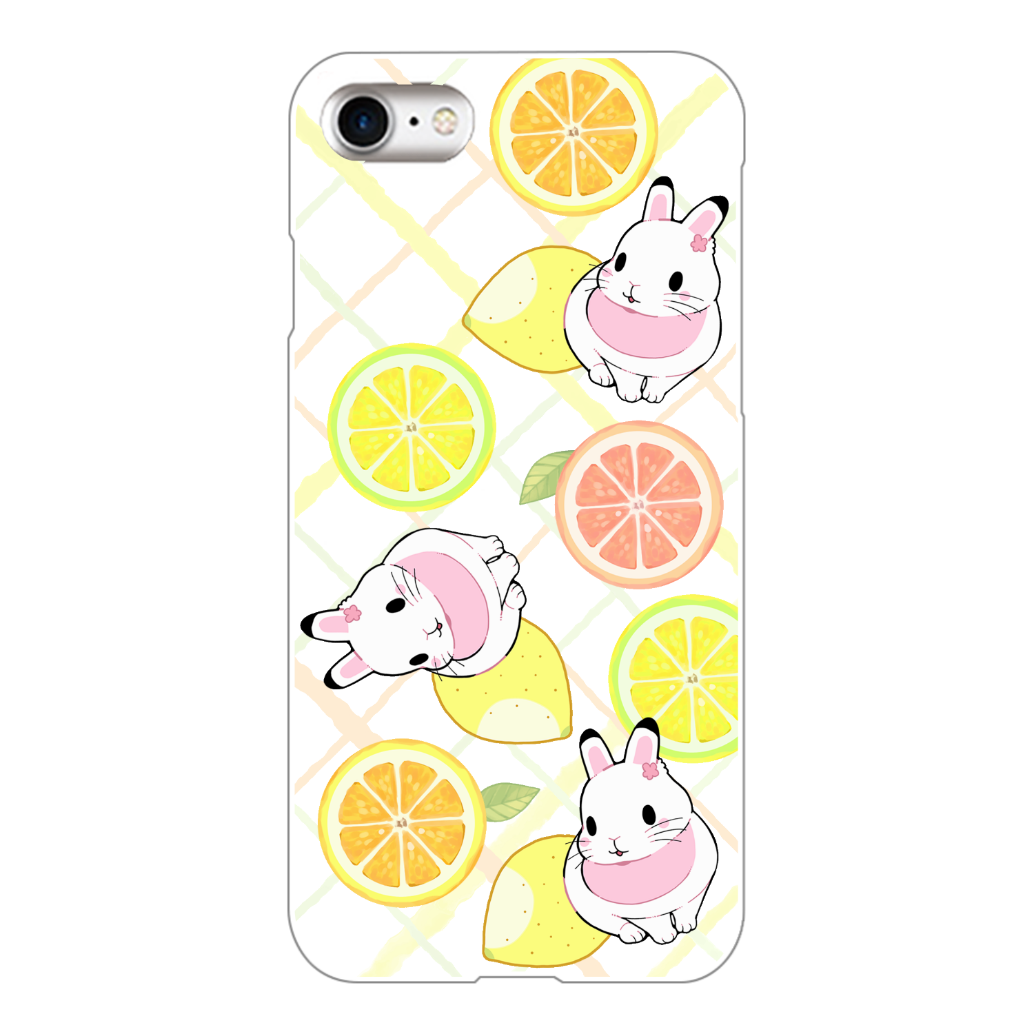 【オリラボ限定】「Lemon」スマホケース iPhone8(透明)