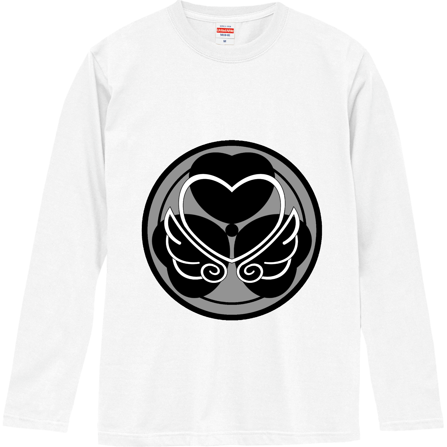 ゆず日和の家紋 ロングスリーブTシャツ