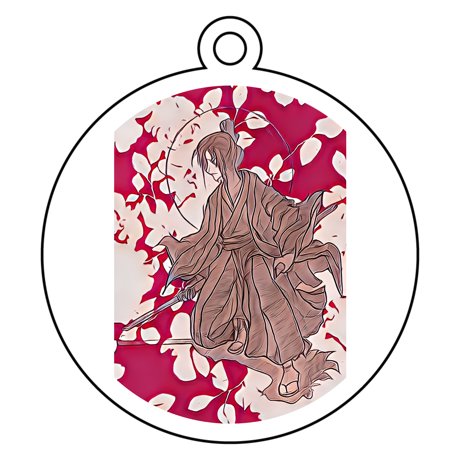 武士道 アクリルキーホルダー　丸型 (6cm)