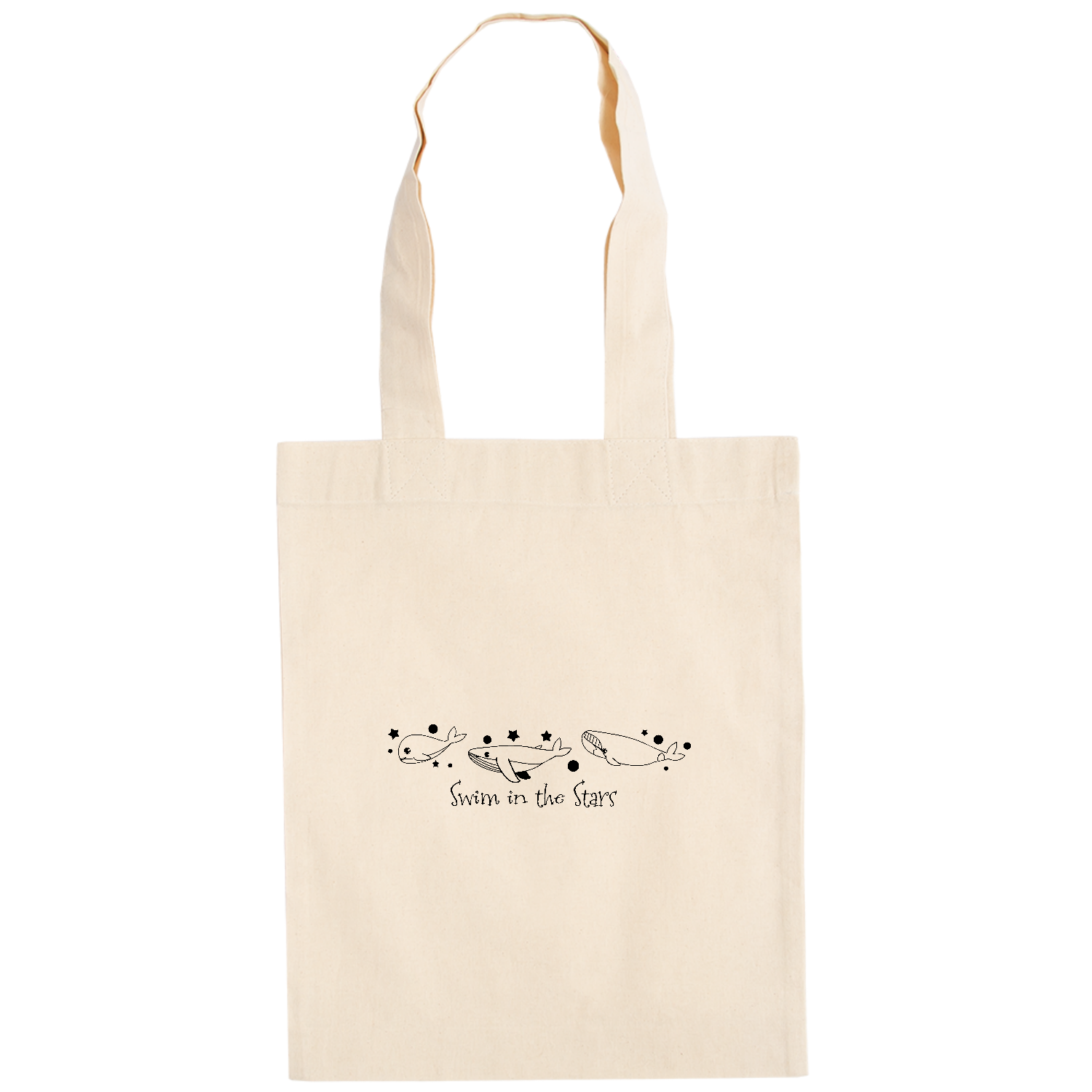 くじらの可愛い線画 ドイツテューテ【白プリントあり】