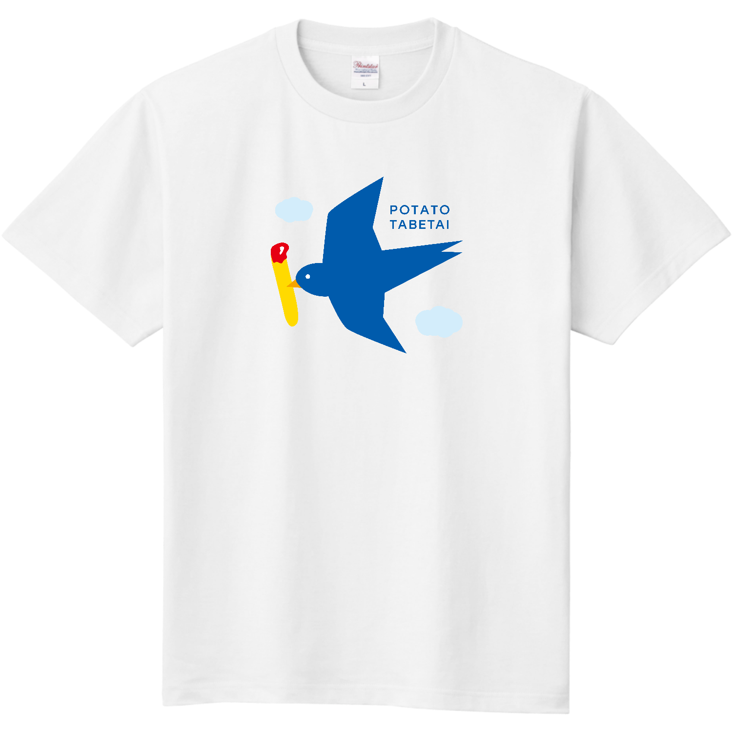 グラフィックシリーズ「ポテトブルーバード」定番Tシャツの商品購入