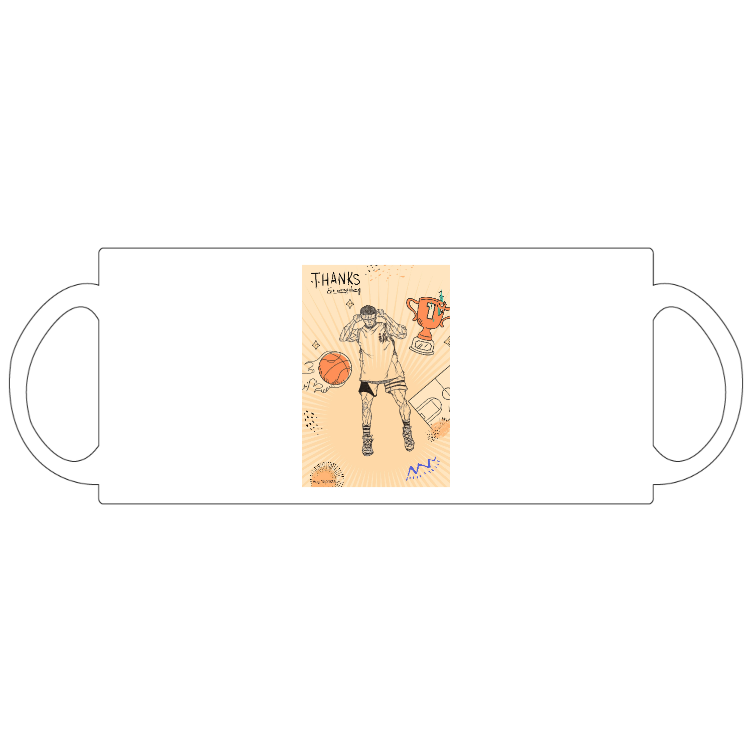 バスケ 定番マグカップ