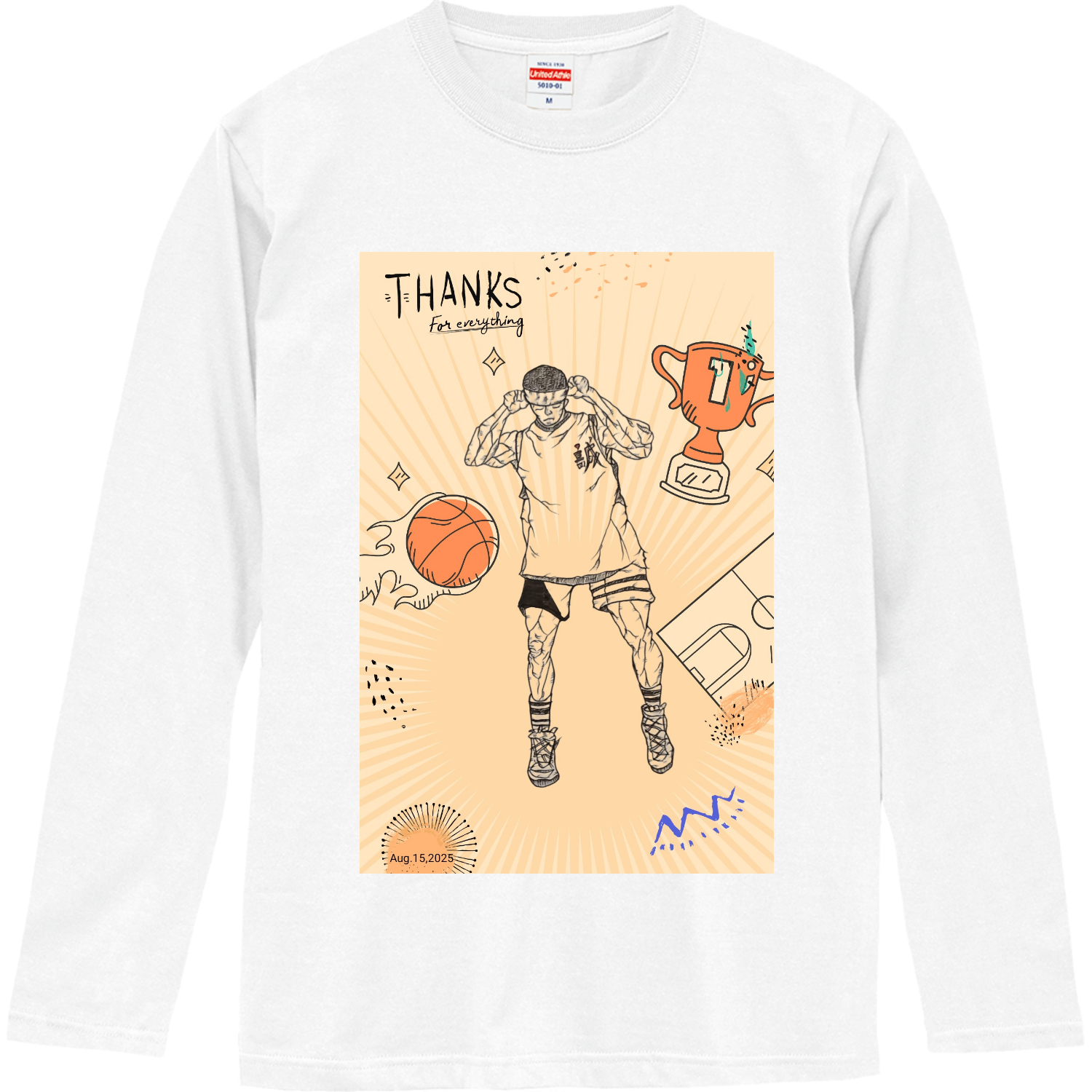 バスケ ロングスリーブTシャツ