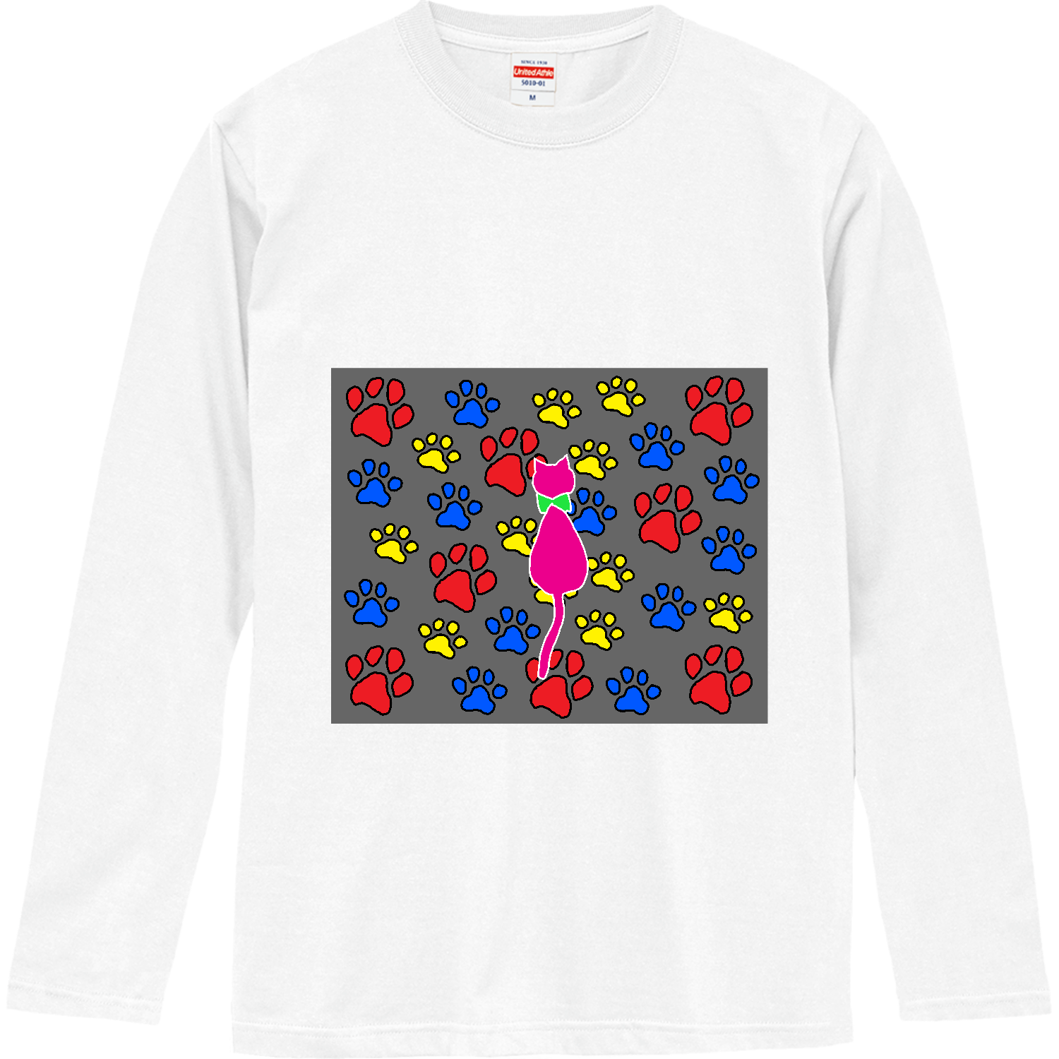 ネコ ロングスリーブTシャツ
