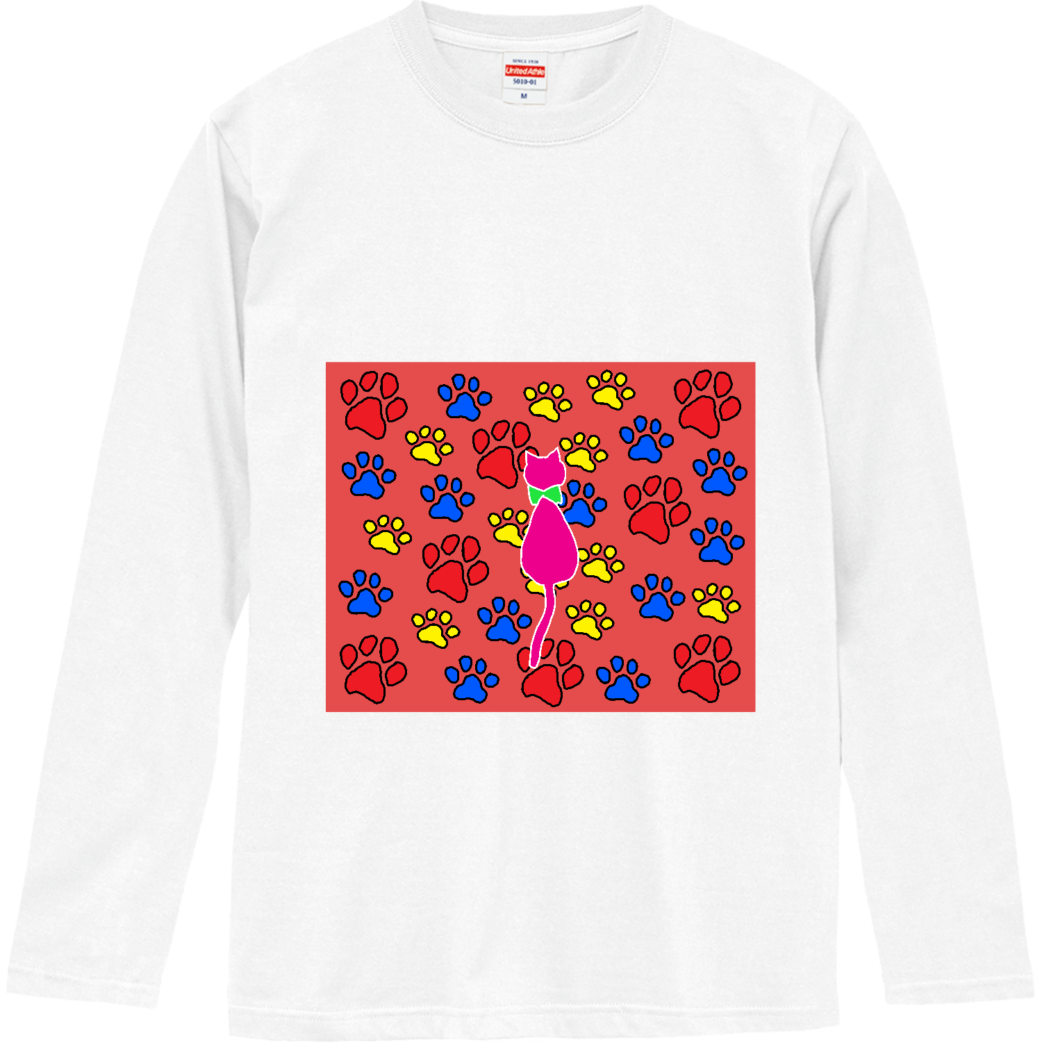 ネコ ロングスリーブTシャツ