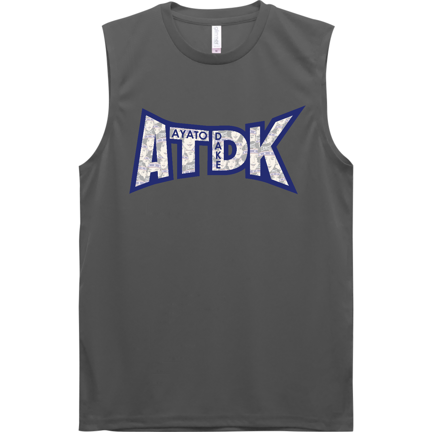 【ATDK】ドライノースリーブ（ブルマくん総柄ネイビー）インターロックドライノースリーブ1