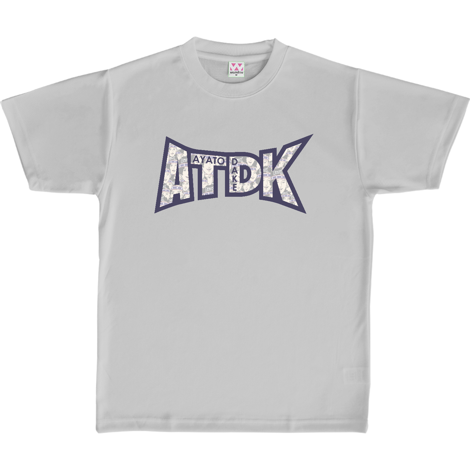 【ATDK】ドライライトＴシャツ（ブルマくん総柄アッシュパープル）定番ドライライトＴシャツ1