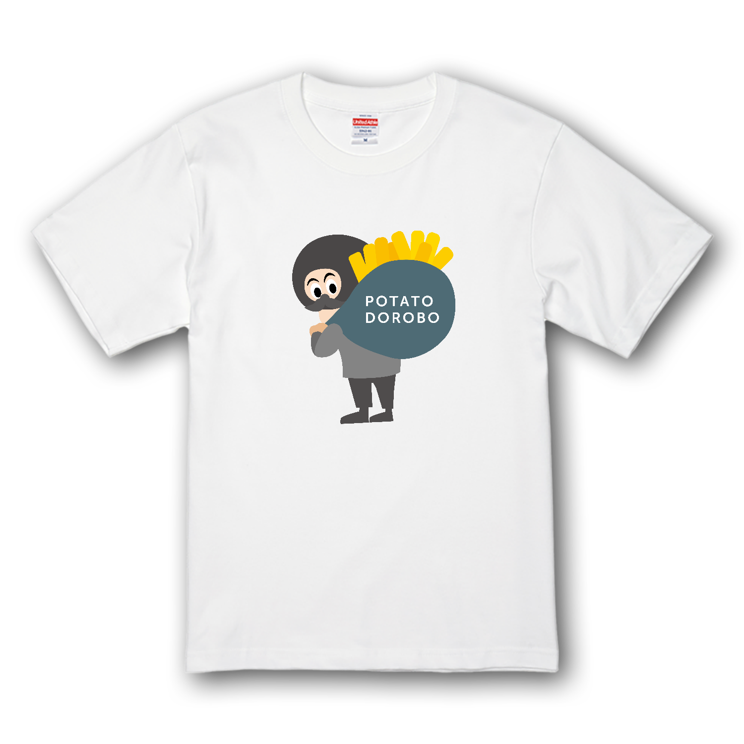 キャラクターシリーズ「ポテトどろぼう」 Tシャツ｜chirosuke422