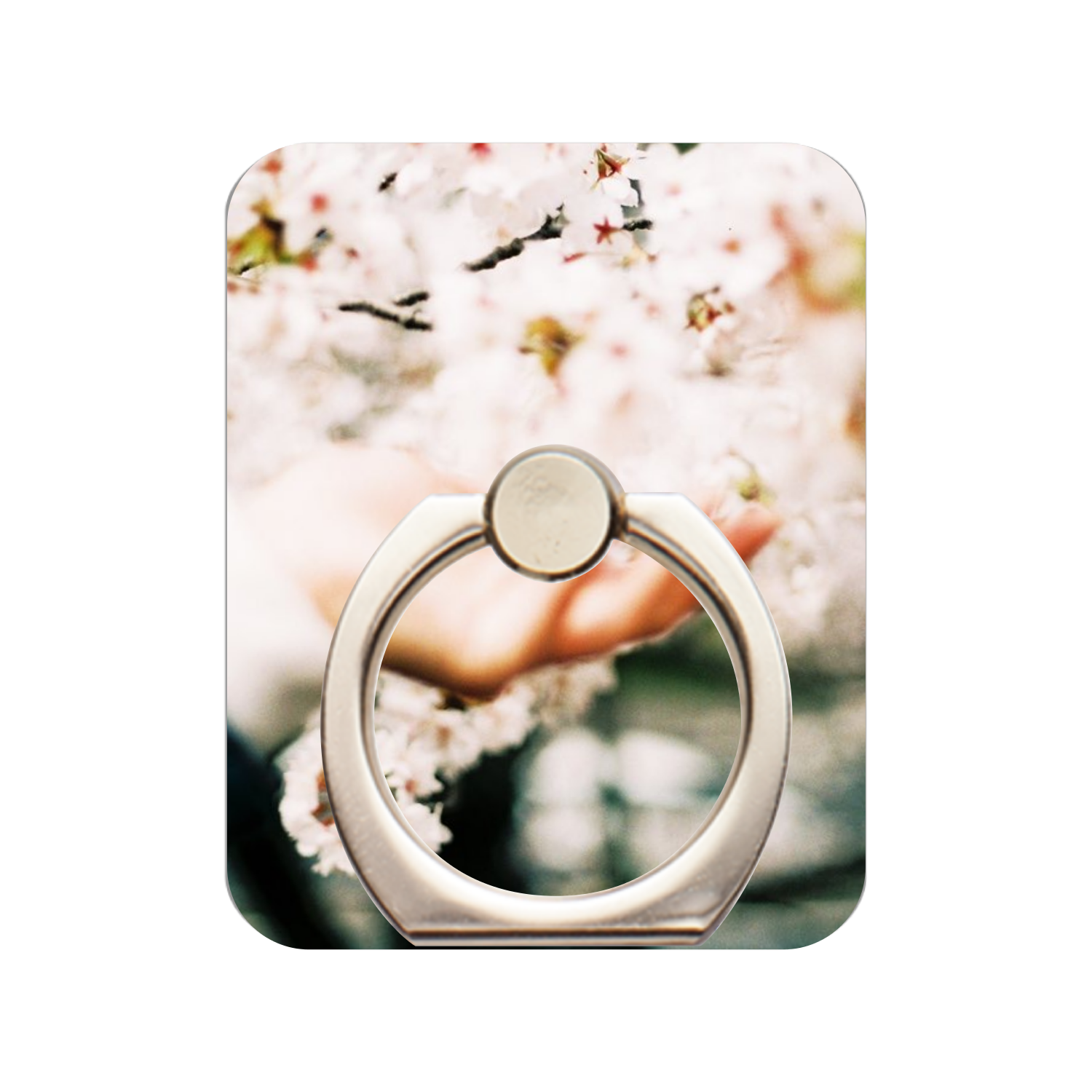 てのひらにはなびらを スマホリング