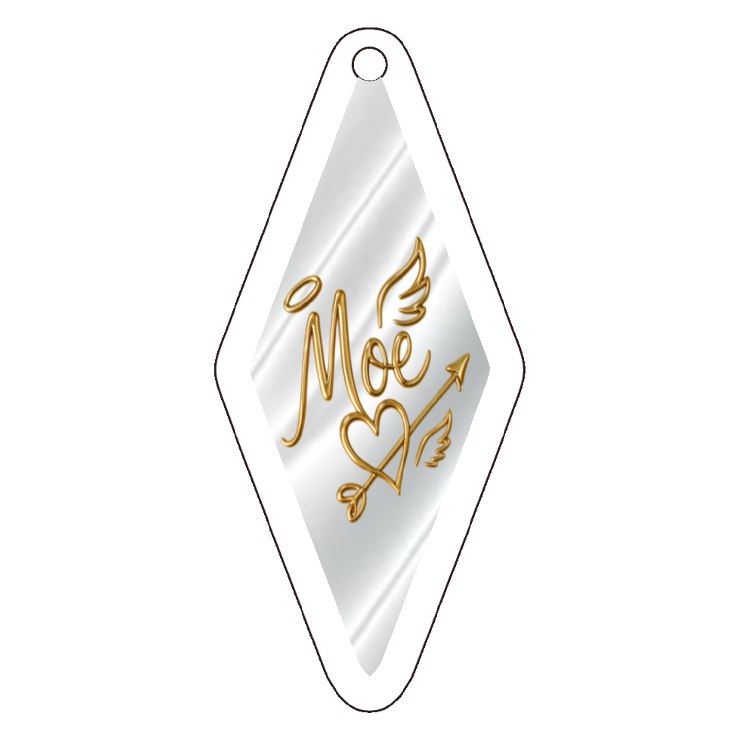 MOEロゴキーホルダー アクリルキーホルダー ひし形 (6cm)