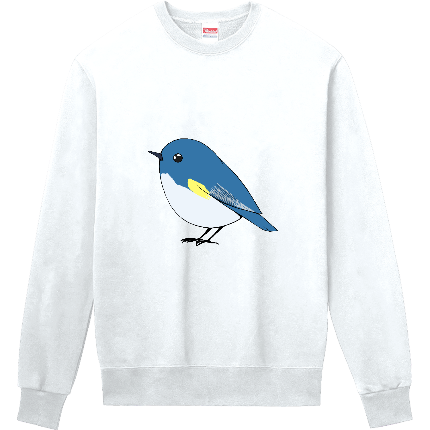 可愛いルリビタキ 定番スウェット
