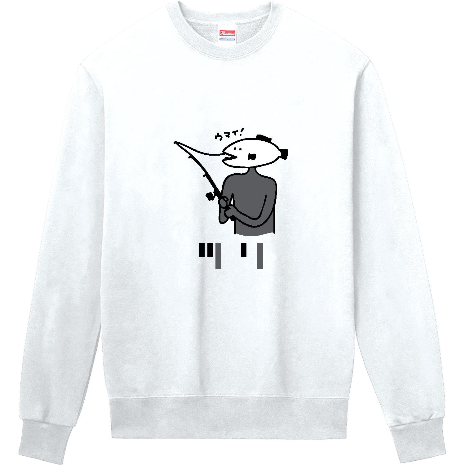 おいしい釣り 長袖Tシャツ｜オワリ - オリラボマーケット