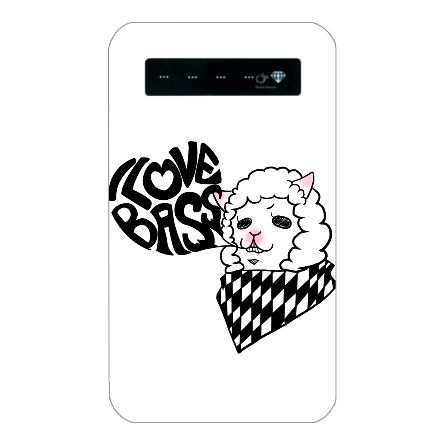 アルパカ 白インジケータ有バッテリー4000mAh1