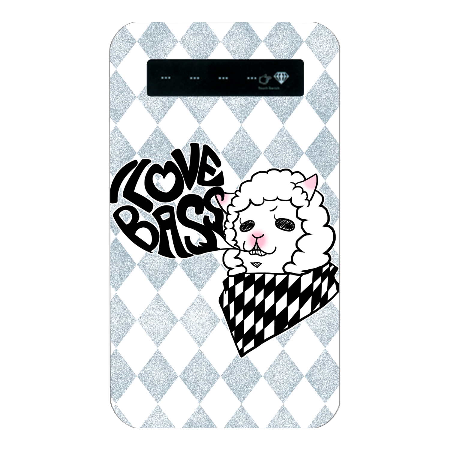 アルパカ くすみブルーインジケータ有バッテリー4000mAh1