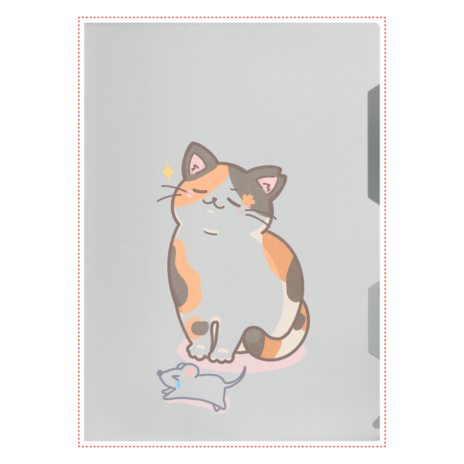 狩するさくらにゃん A4クリアファイル