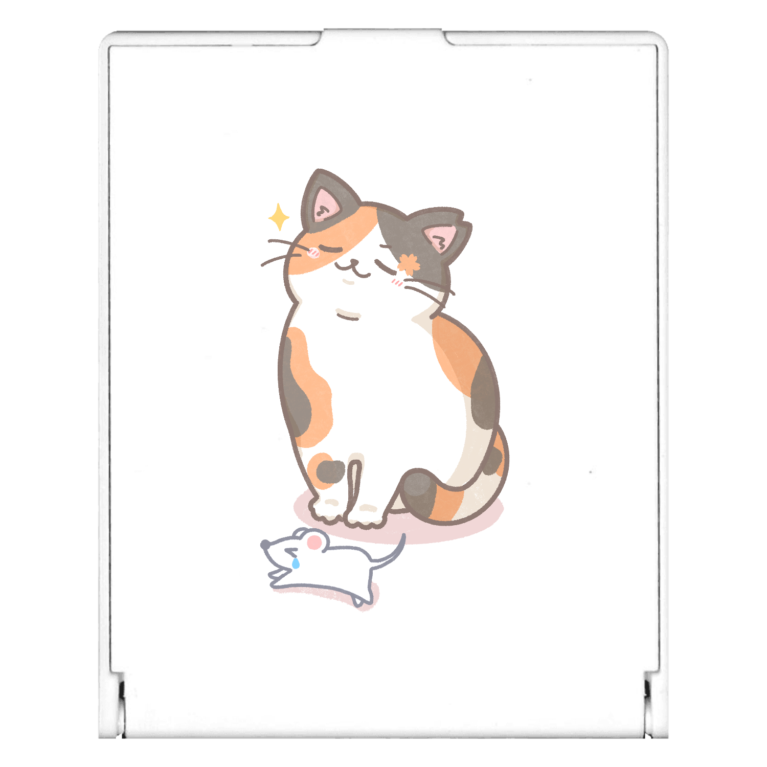 狩するさくらにゃん スクエアミラー