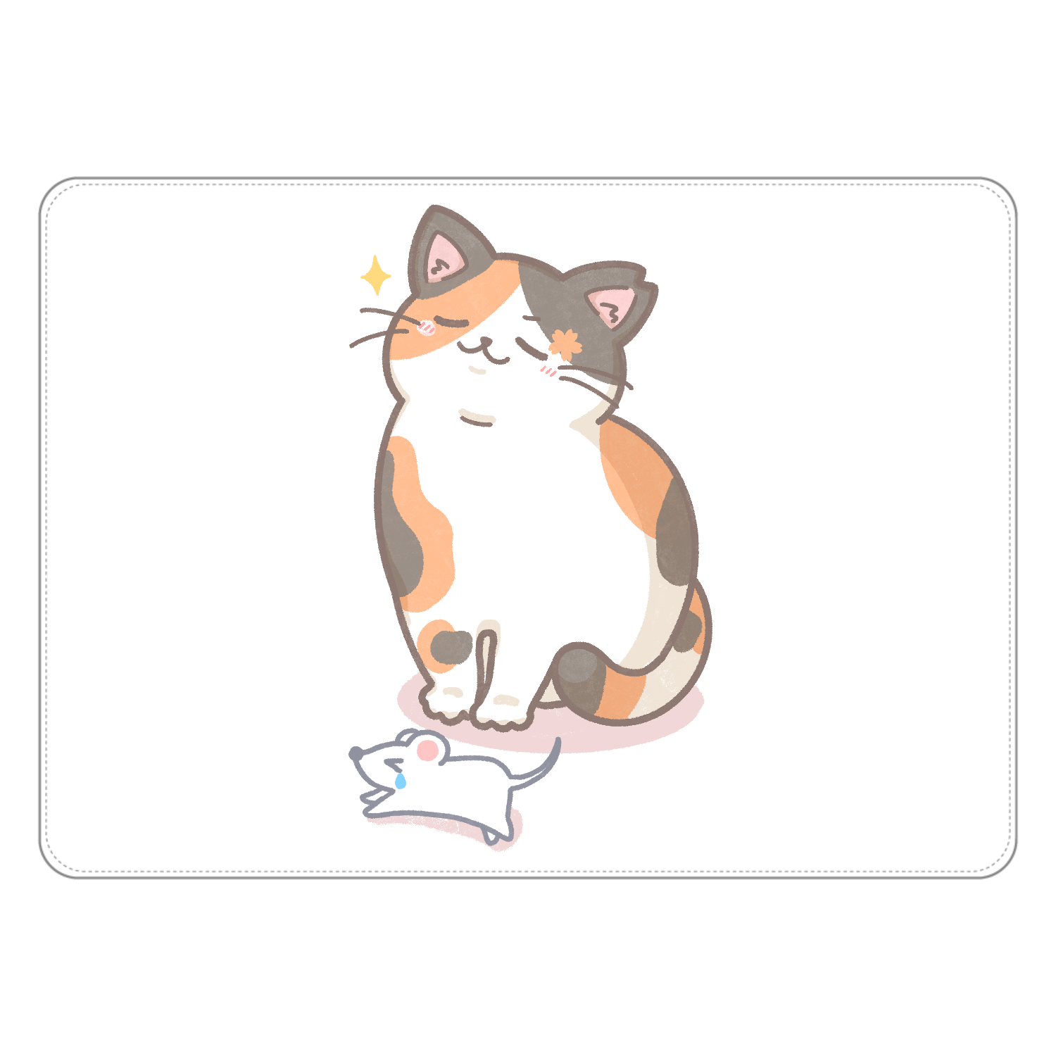 狩するさくらにゃん タブレットケース汎用Mサイズ