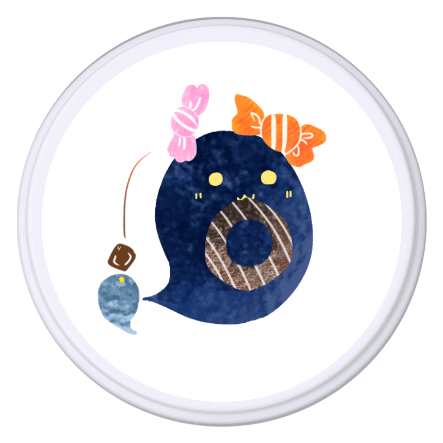 お菓子欲しがるお化けの１０月のお菓子入れ！？ コルン缶