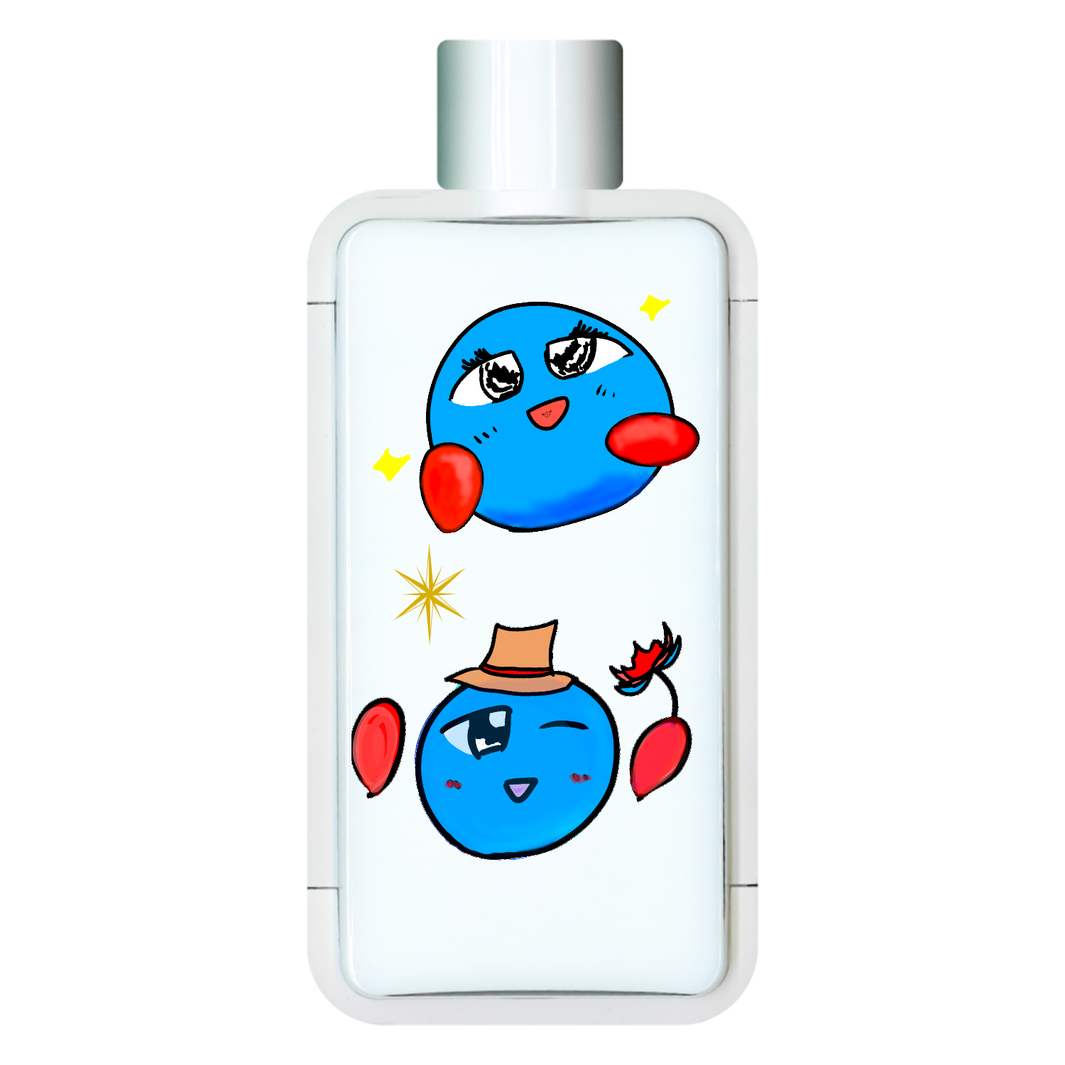 素晴らしいさくしゃボトル フレームスクエアボトル