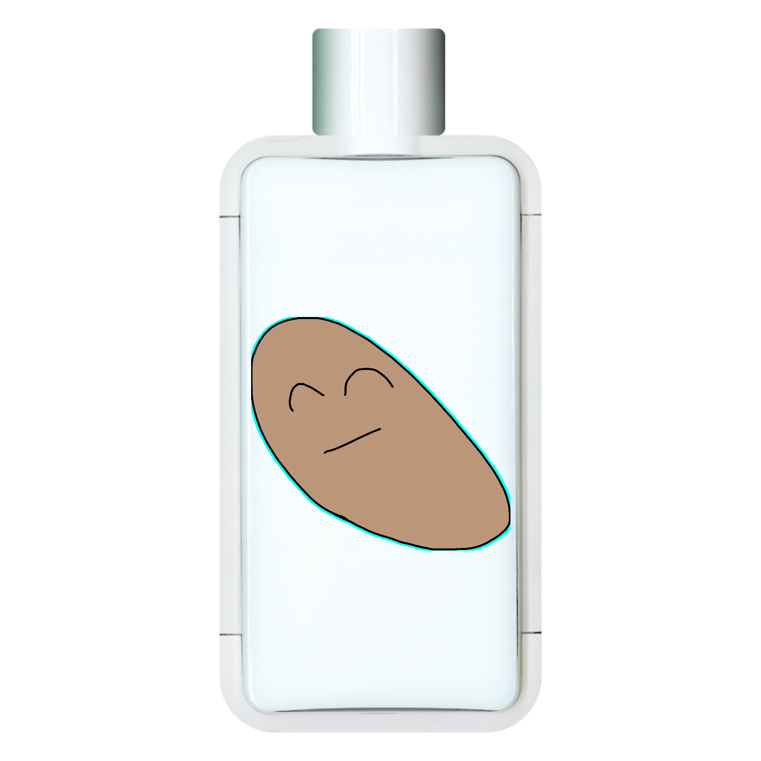 うんち君グッズ フレームスクエアボトル