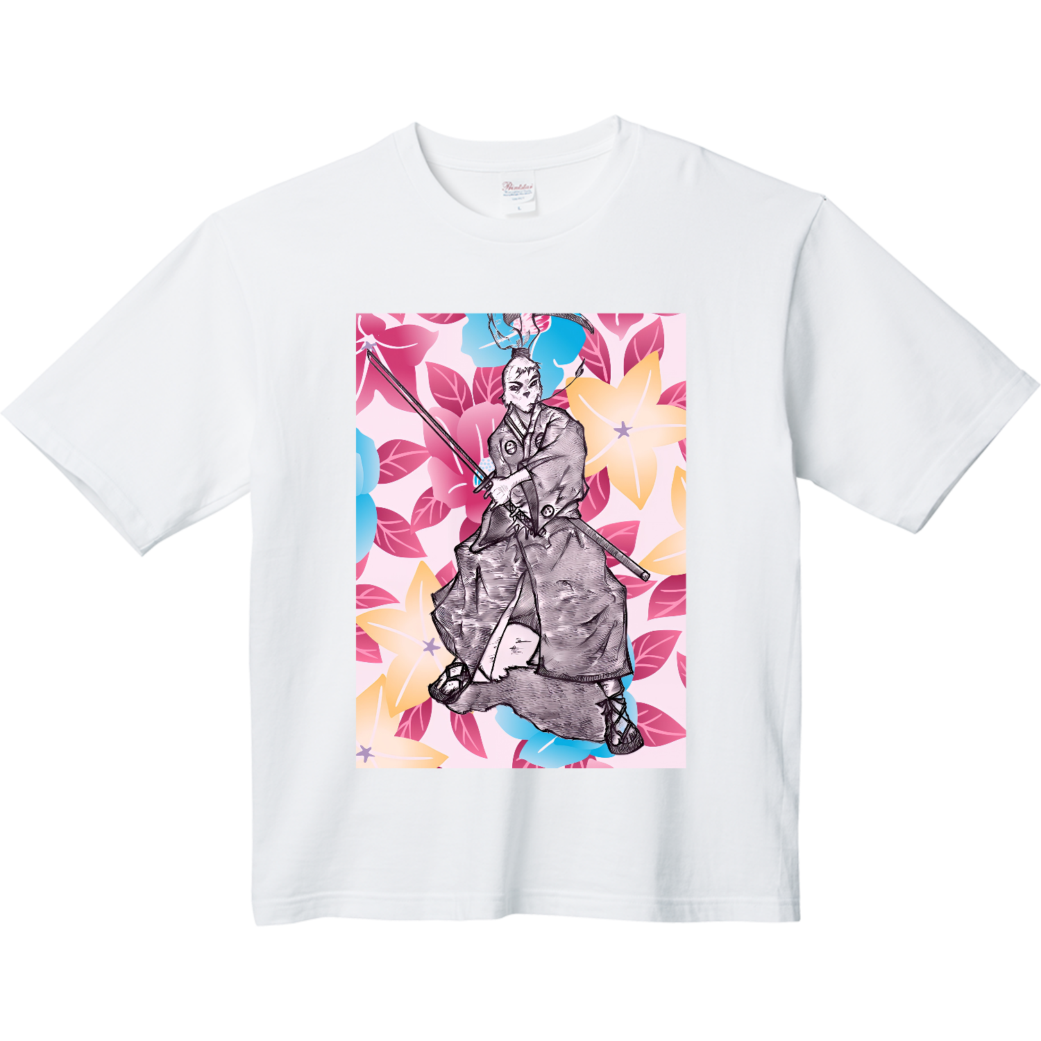 うさぎ侍 ヘビーウェイト ビッグシルエットTシャツ