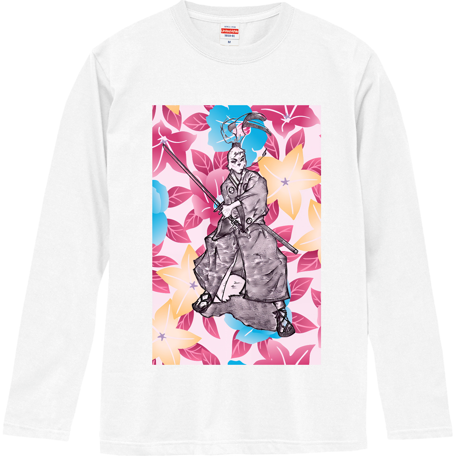 うさぎ侍 ロングスリーブTシャツ