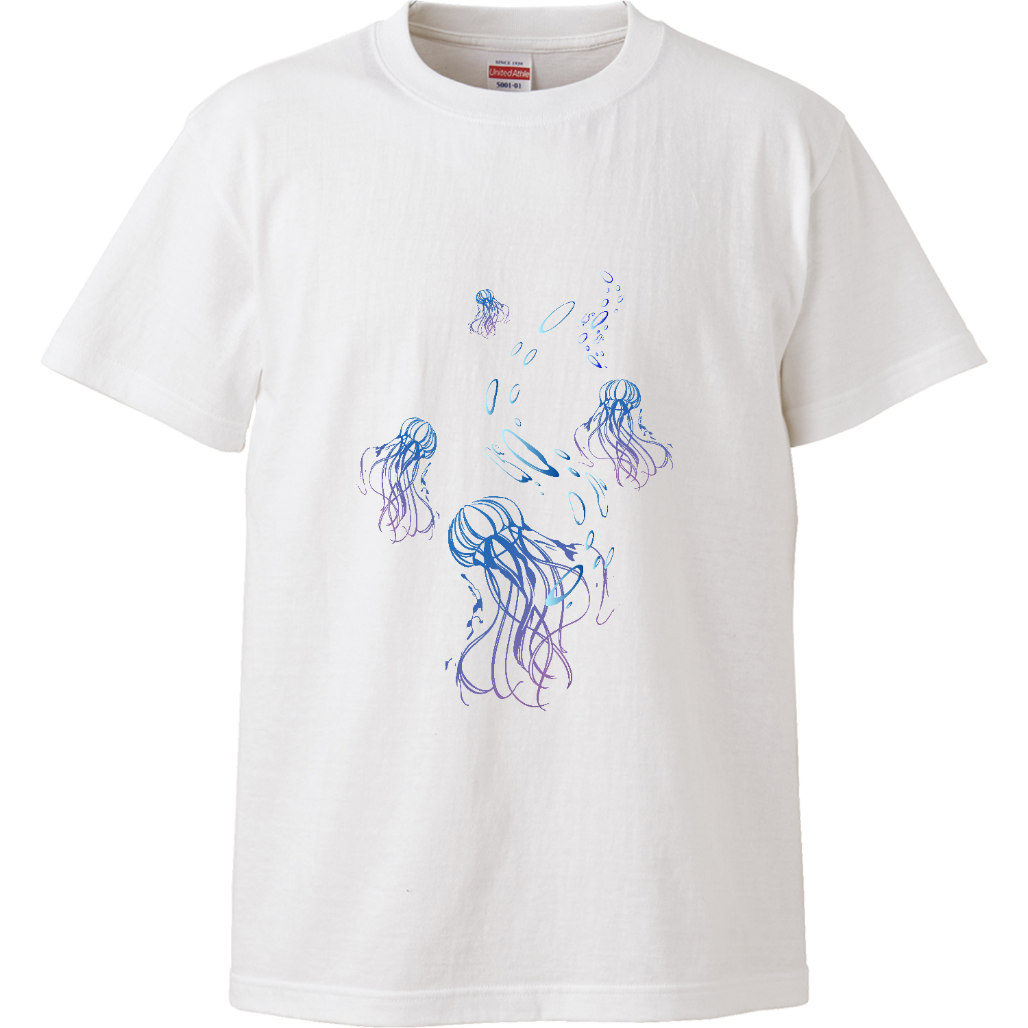 ふわふわクラゲ ハイクオリティーTシャツ