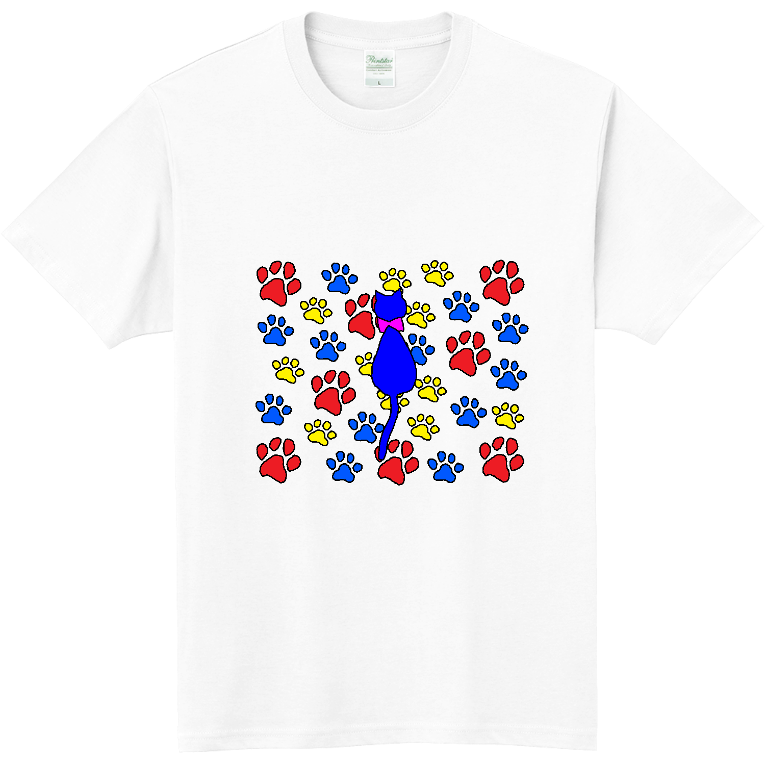 猫 軽量Ｔシャツ