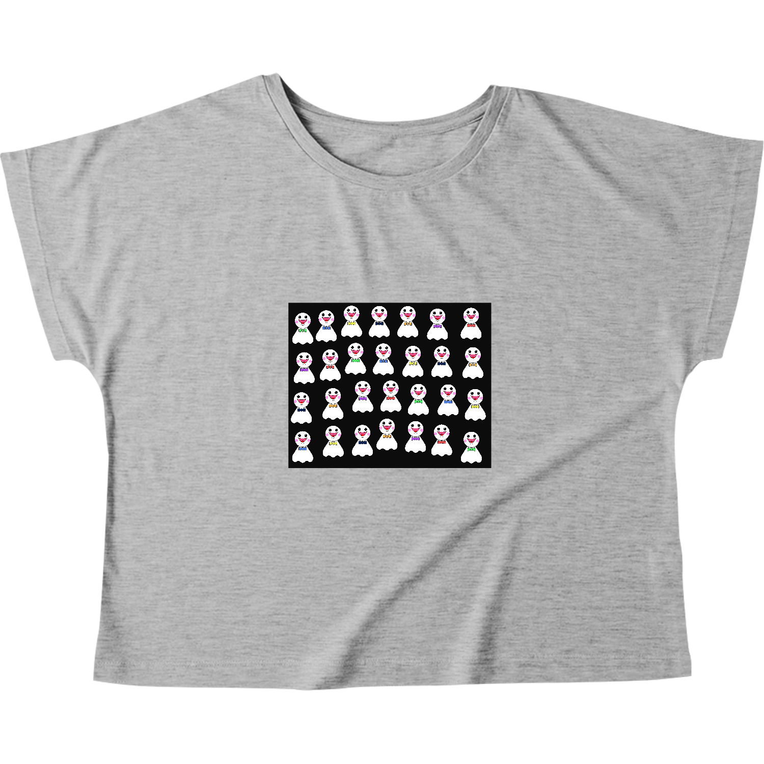 てるてる坊主 ウィメンズ ドルマン Tシャツ