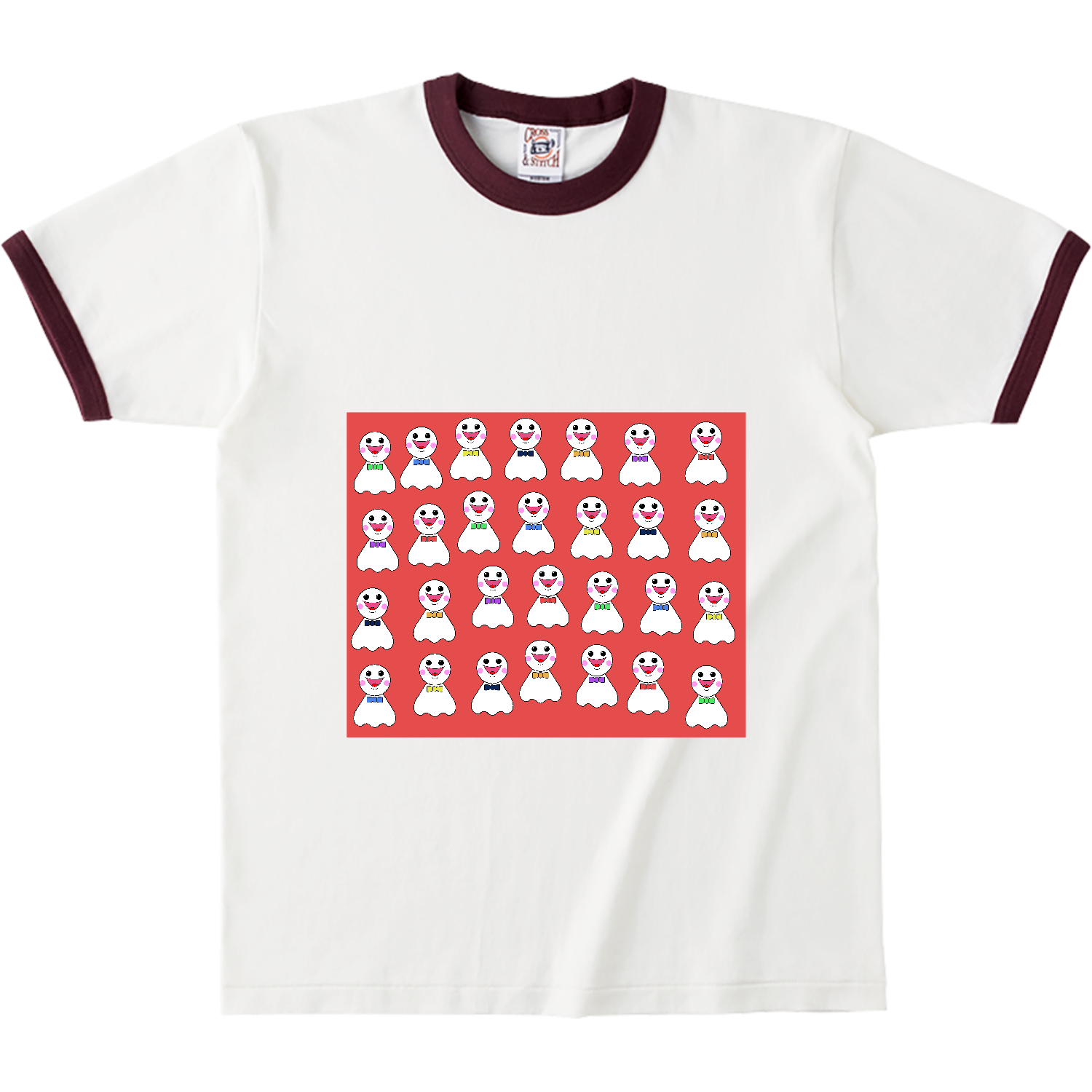 てるてる坊主 Tシャツ|京和企画 - オリラボマーケット てるてる坊主 Tシャツ|京和企画 - オリラボマーケット