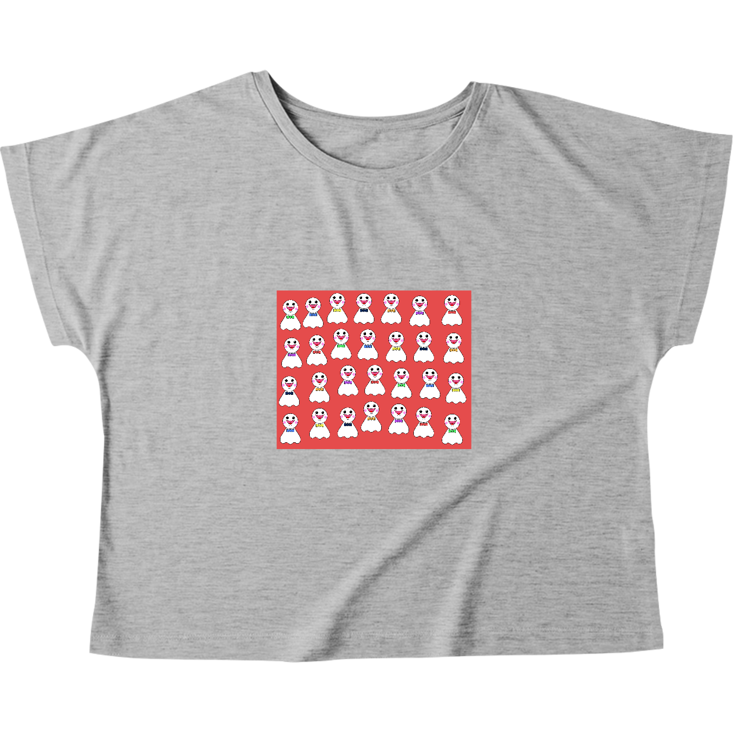 てるてる坊主 ウィメンズ ドルマン Tシャツ