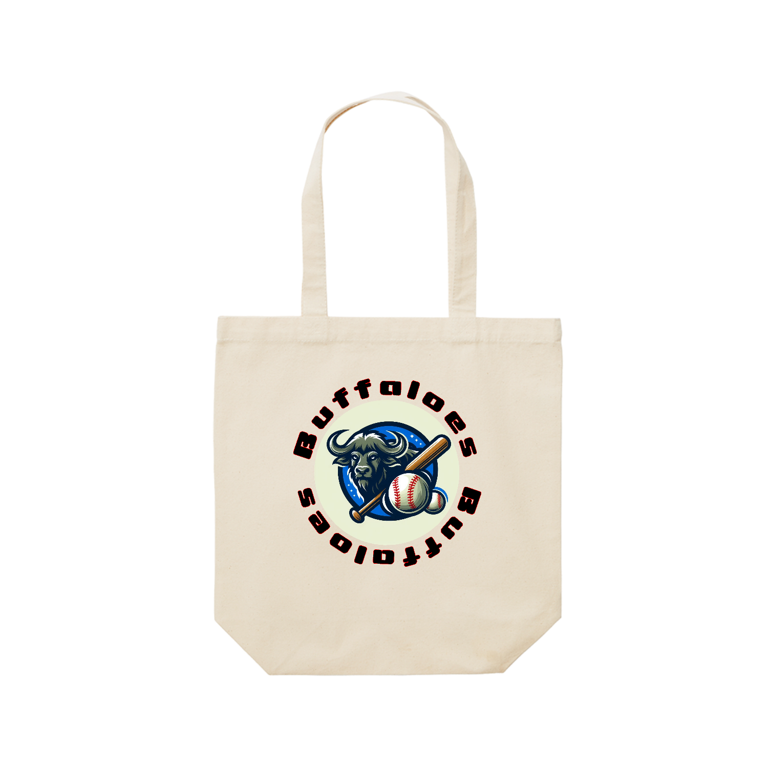 Buffaloes レギュラーキャンバストートバッグ(M) (フルカラー転写プリント)