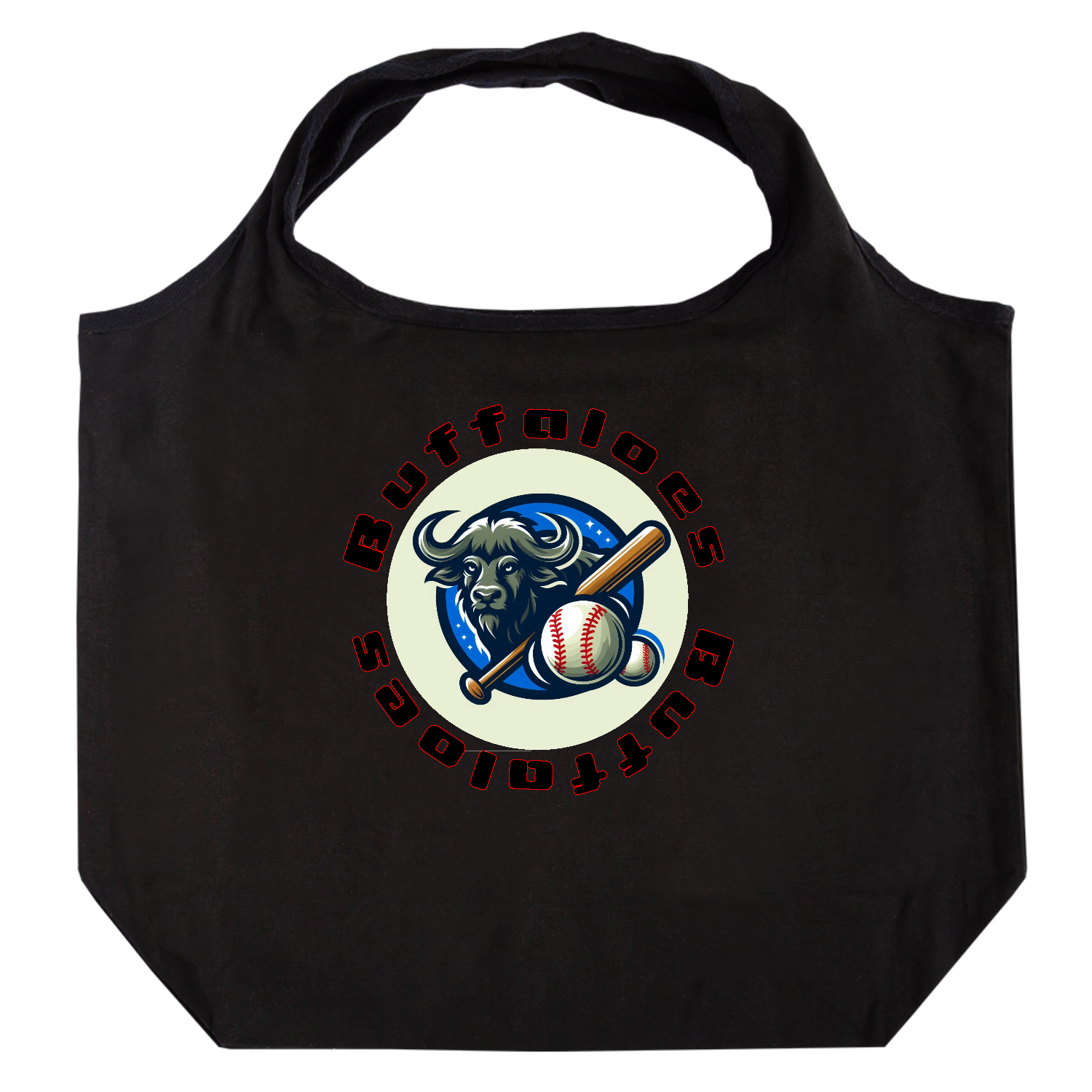 Buffaloes たためるマルシェ【白プリントあり】