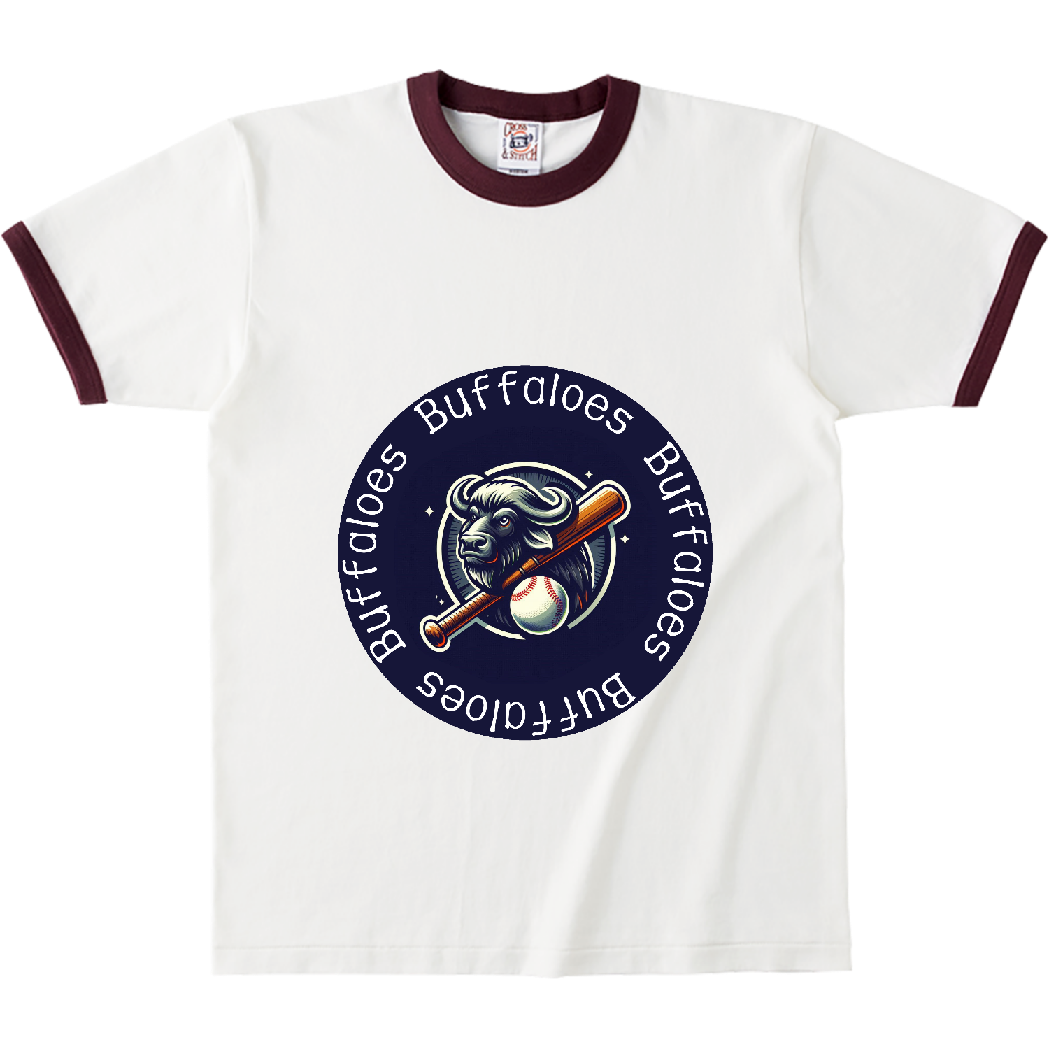 Buffaloes オープンエンドマックスウェイトリンガーTシャツ