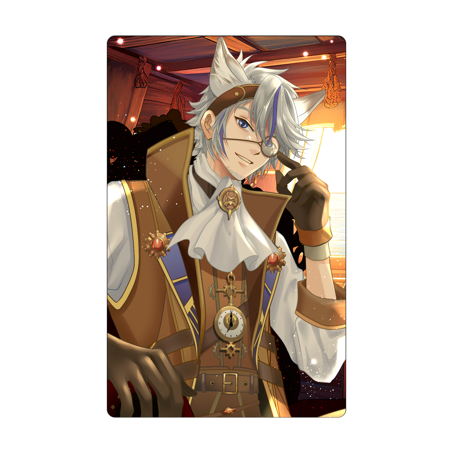 4周年記念フォトカード（イラストbyたっちん1号さん 透明フォトカード