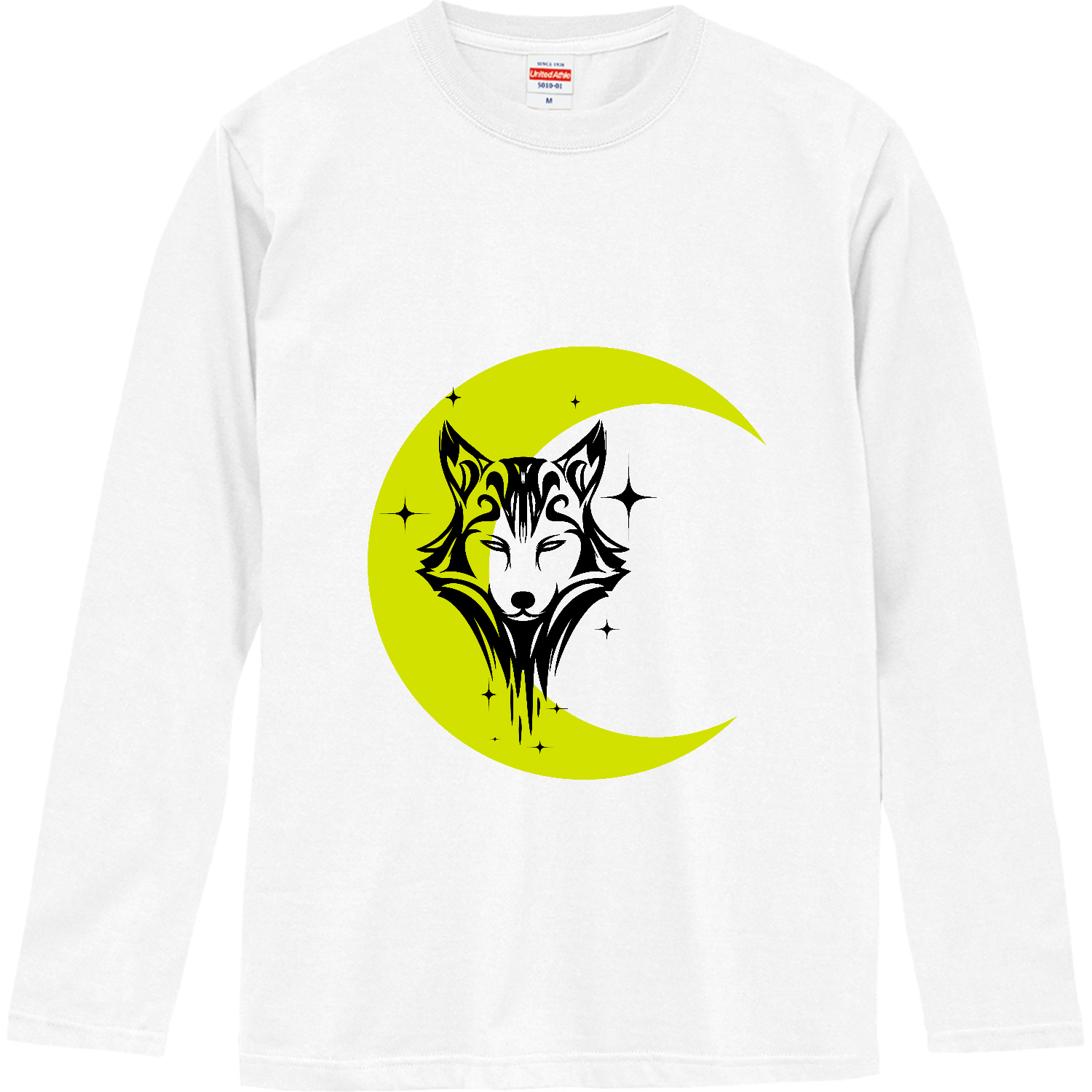 三日月狼 ロングスリーブTシャツ