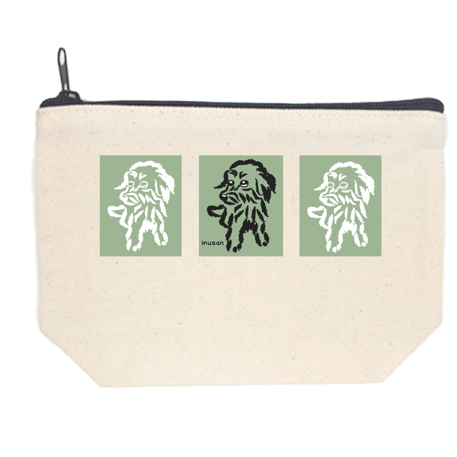 犬のSAMPO　ポーチS キャンバスデイリーポーチ（S)