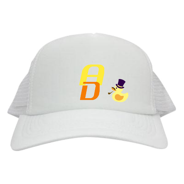 キリッと男前のAD(アヒル男爵のロゴ) メッシュキャップ