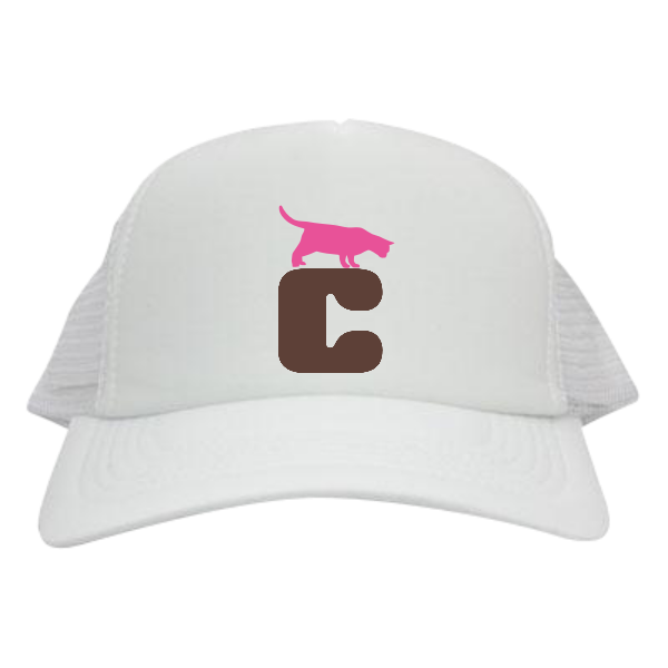 猫ちゃんが高い所から降りられない メッシュキャップ