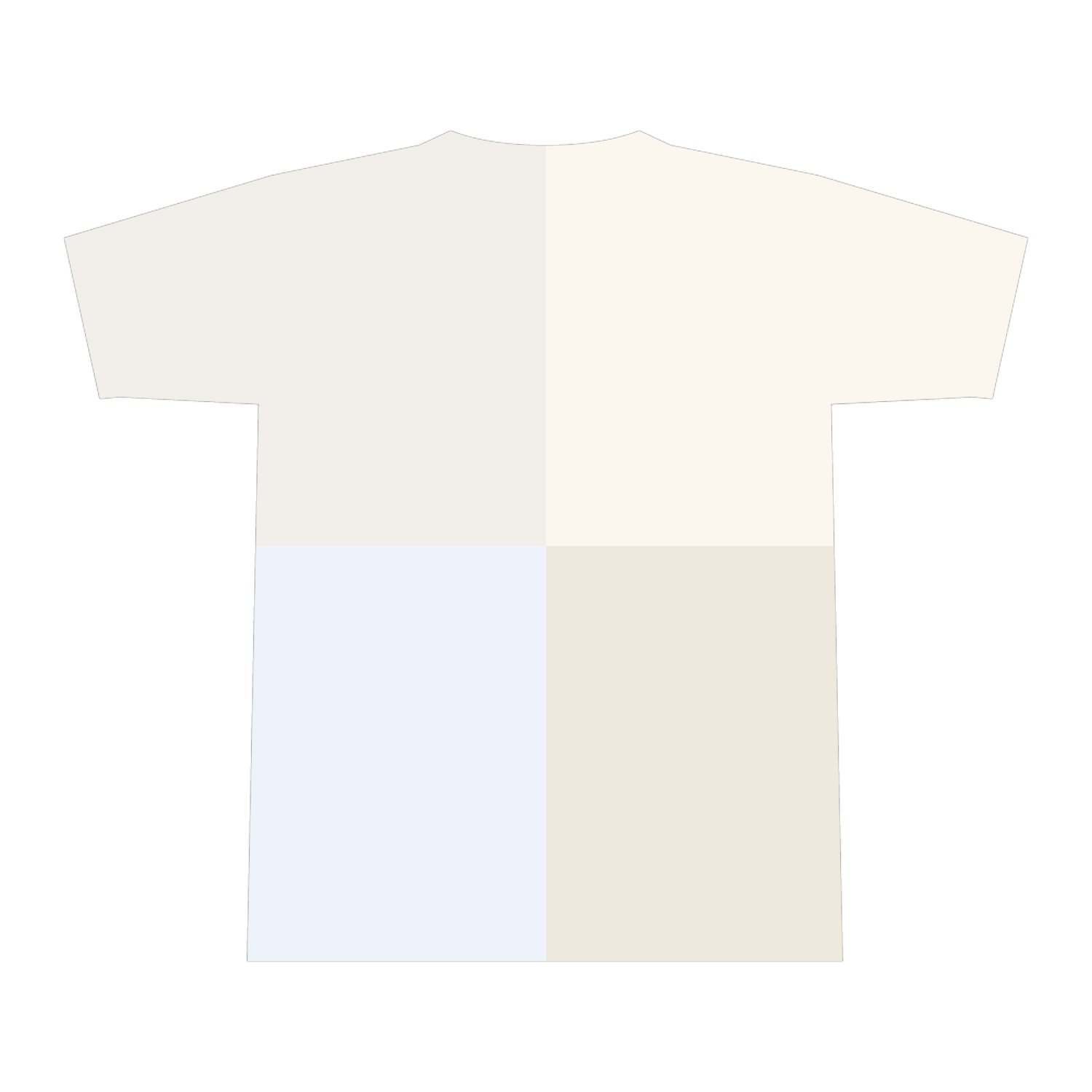 雑草の花全面インクジェットTシャツ(M)2
