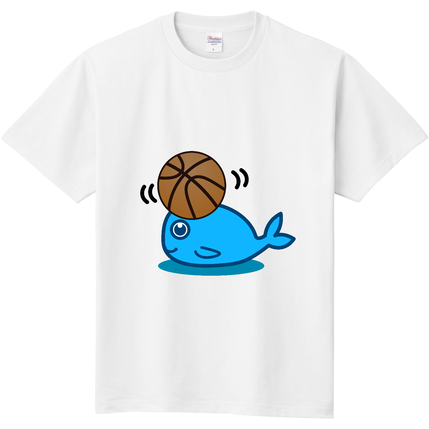 バスケくじらちゃん 定番Ｔシャツ