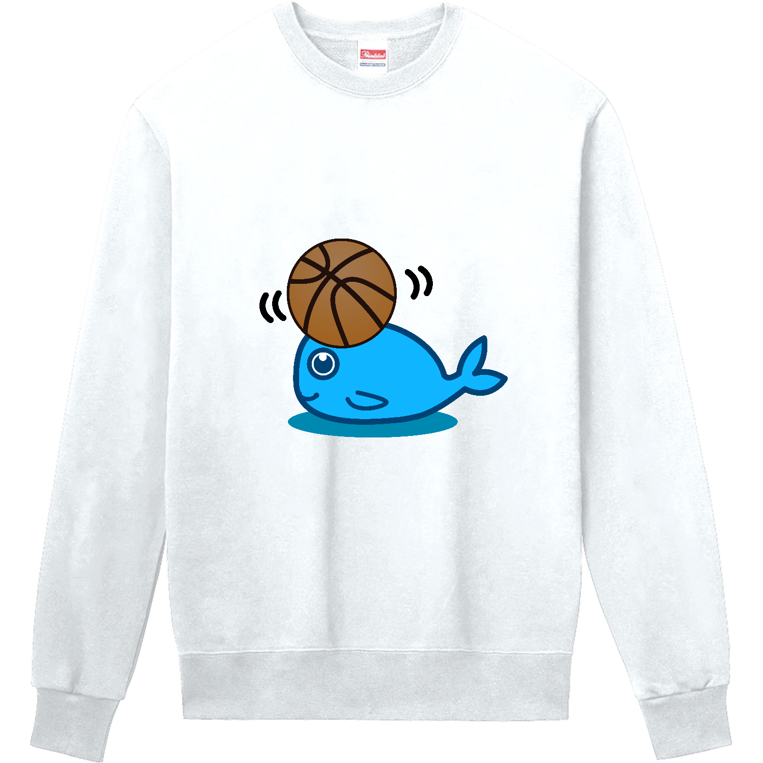 バスケくじらちゃん 定番スウェット