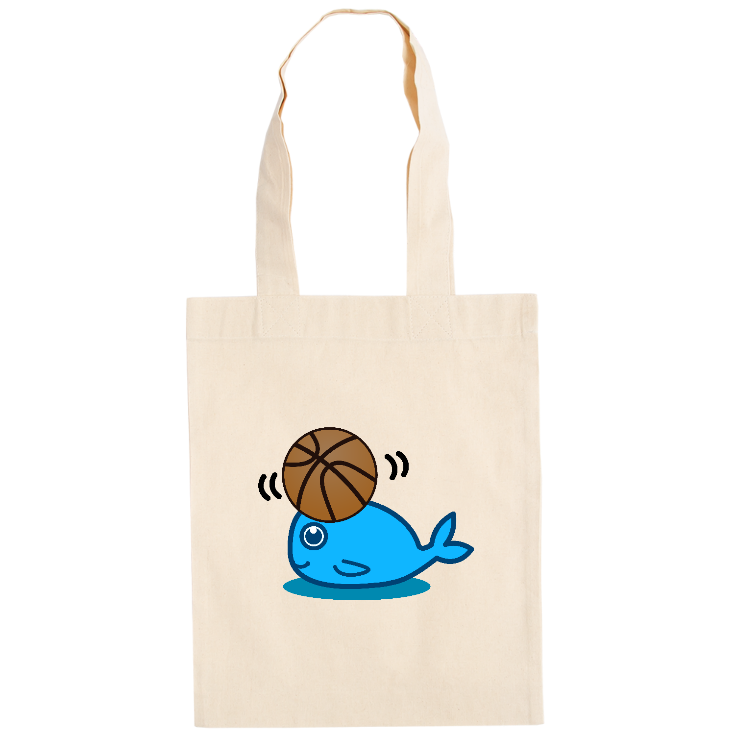 バスケくじらちゃん ドイツテューテ【白プリントあり】