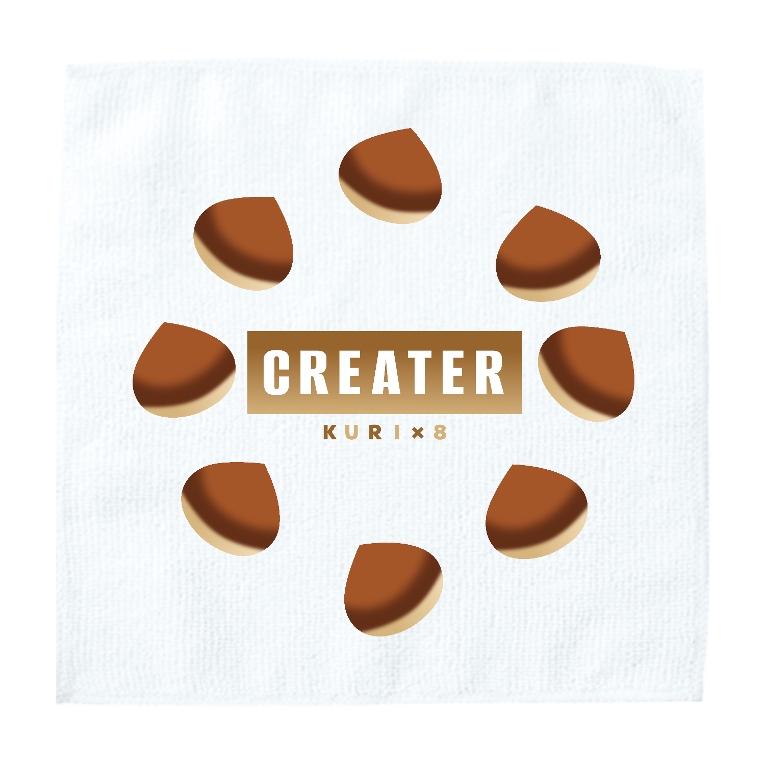 【CREATER KURI×8】タオル ソフトタッチミニタオル