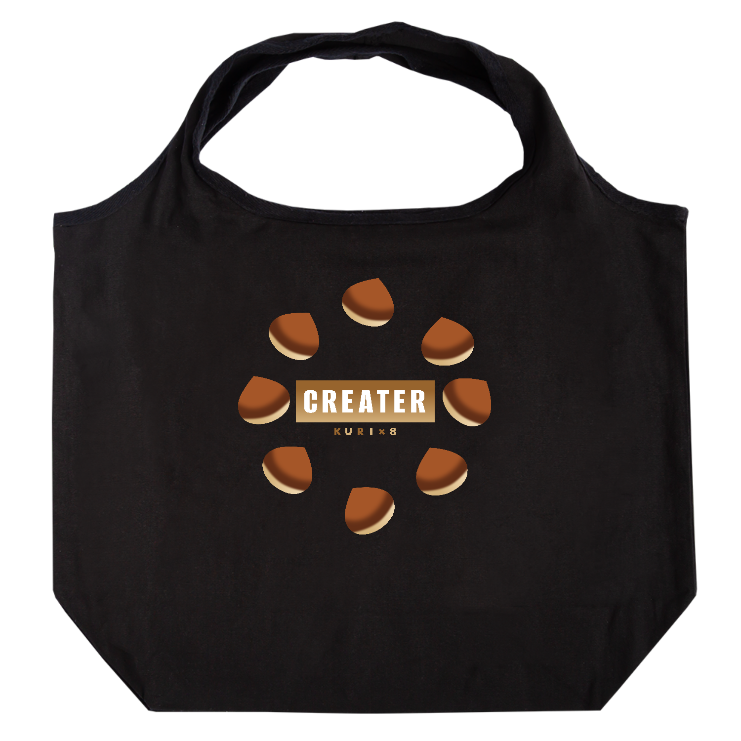 【CREATER KURI×8】たためるマルシェ たためるマルシェ【白プリントあり】