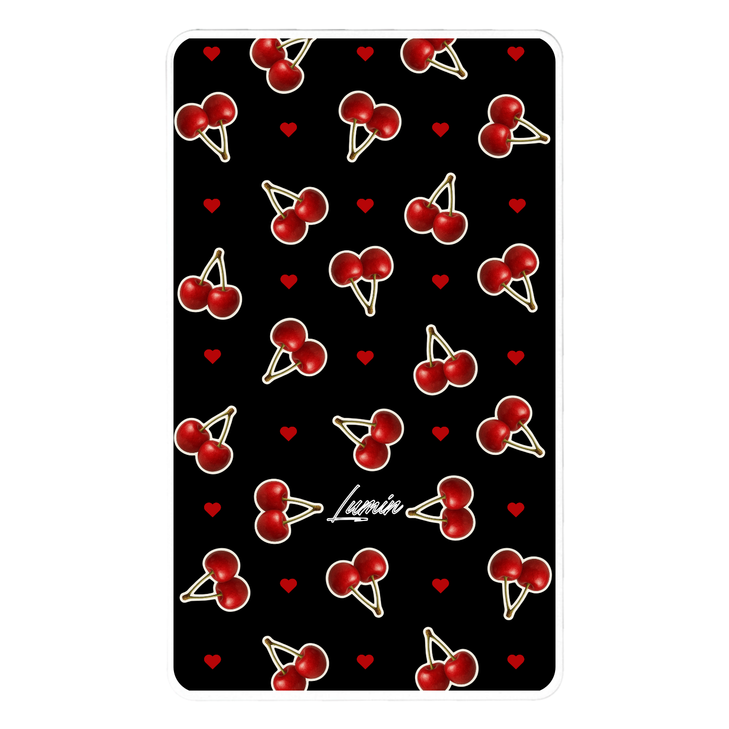 Cherry-ブラック 急速充電モバイルバッテリー5000mAh