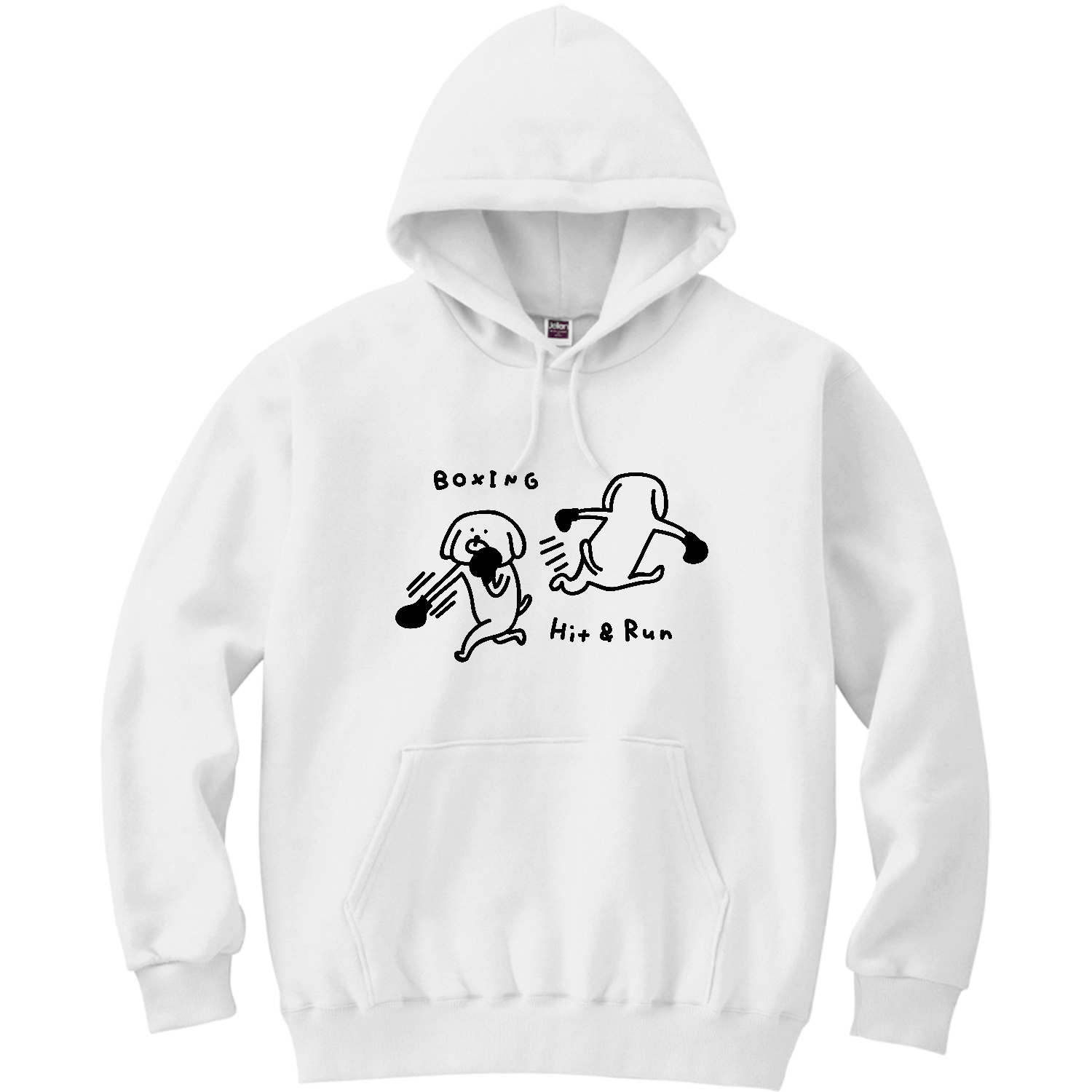ボクシング　ヒット&アウェイ 軽量プルパーカー (長袖プリント)