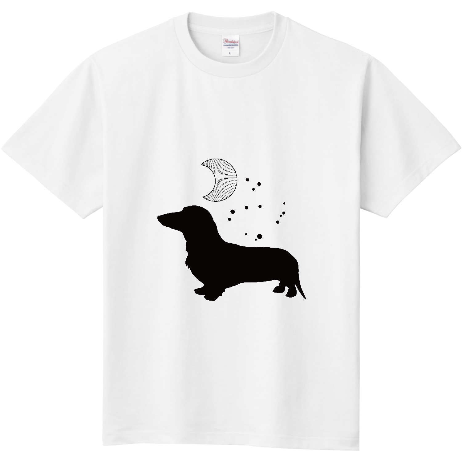 月とダックス 定番Ｔシャツ