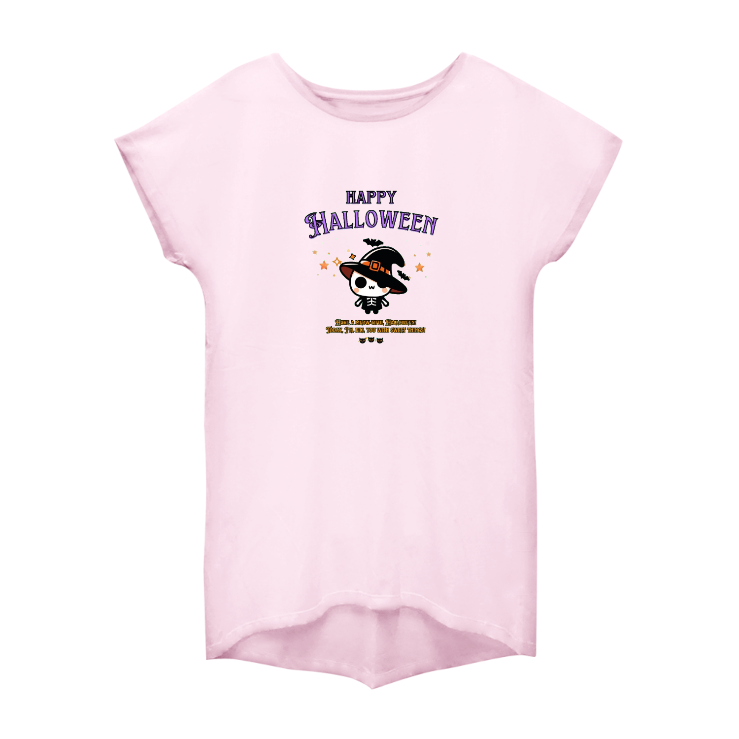 Halloween☆ニャン purple ウィメンズ ドルマン ワンピース