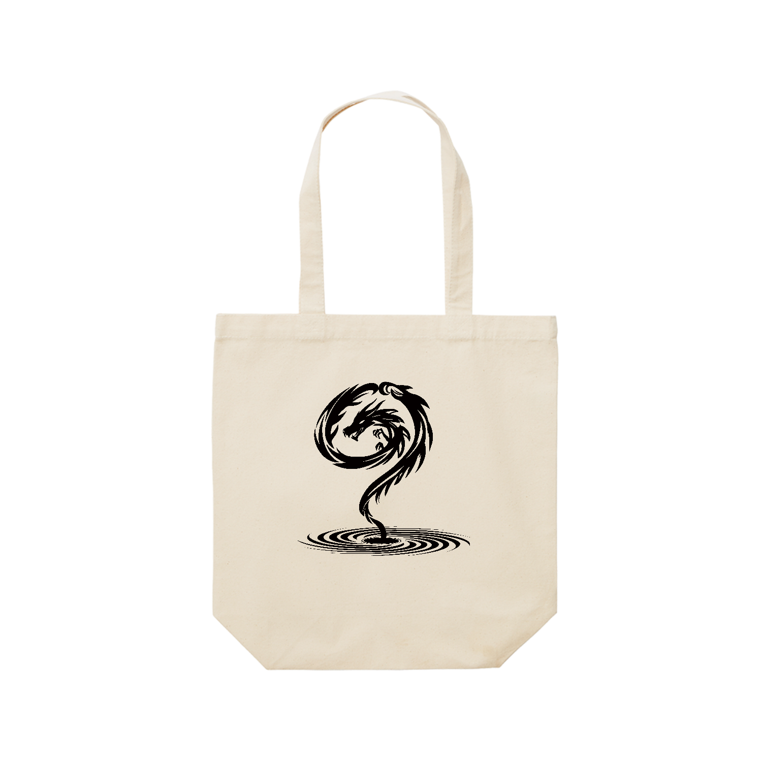 ダークネスドラゴン レギュラーキャンバストートバッグ(M) (フルカラー転写プリント)